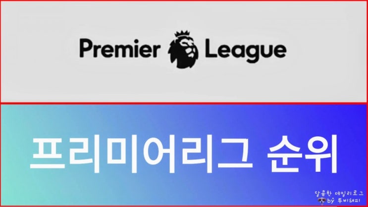  치열한 프리미어리그 순위 이제는 빅6