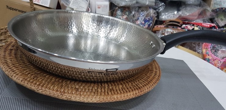 키친아트 일품 스텐통5중 후라이팬 (일품 후라이팬,일품 통5중 스텐 후라이팬,일품 통6중 키....