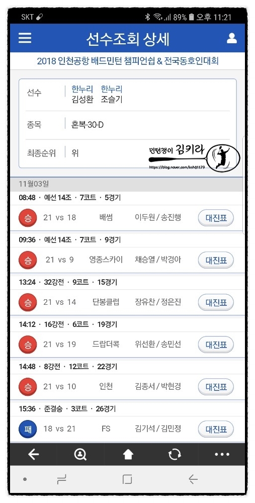  8승하고왔다! 인천공항 대회 출전기 1탄 / 해양과학고 / 11월 3일
