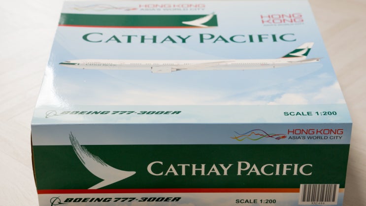  1:200 JC wings Cathay Pacific 캐세이 퍼시픽 B777-300ER B-KQY XX2486 다이캐스트 모형