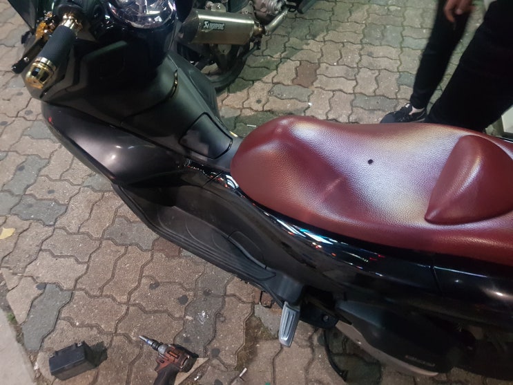  중계동 오토바이출장수리 pcx125배터리방전교환