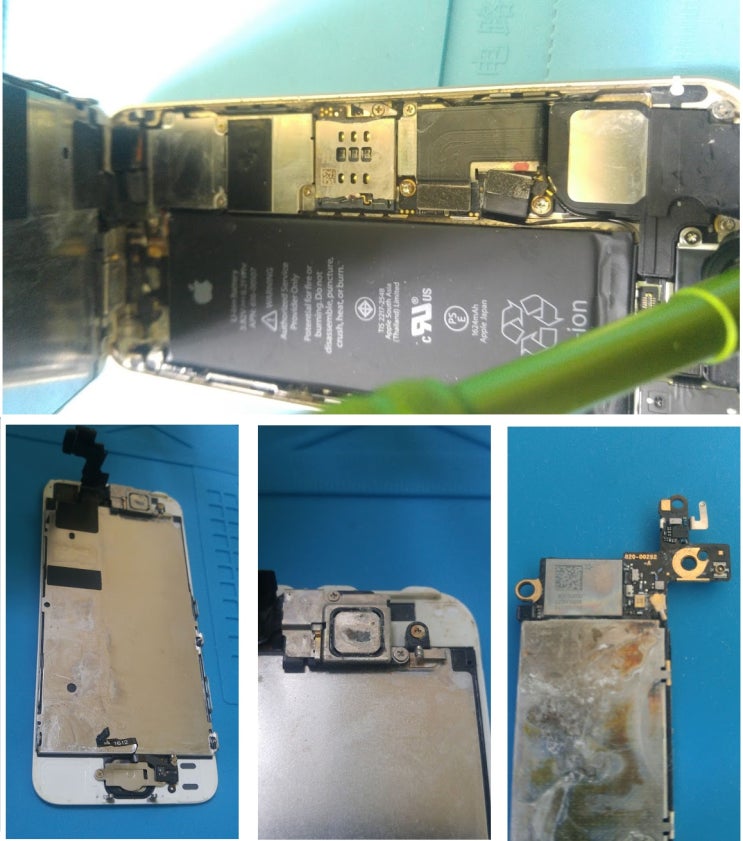  아이폰 바닷물 침수 수리(iPhone Salt Water Damage), 부천아이폰수리전문점,킴스모바일리페어