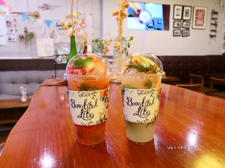 모히토 에이드가 맛있는 CAFE 기다려봄/부천역 카페 추천