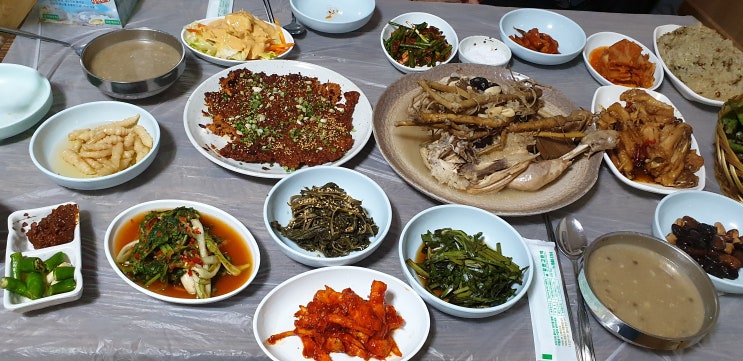  청송맛집 <안동식당> 산행 후 달기약수닭백숙 코스요리로 몸보신해요~