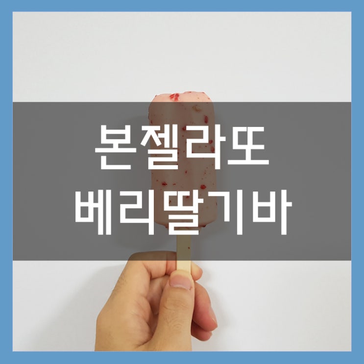 본젤라또 베리딸기바 아이스크림 후기 본젤라또 베리딸기바 아이스크림 후기