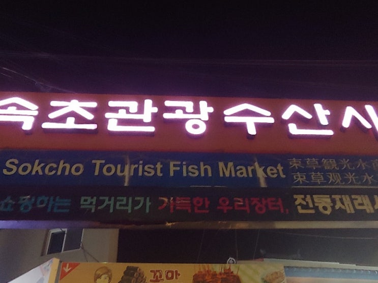  속초중앙시장&하조대