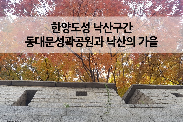  한양도성 낙산구간 가을 풍경