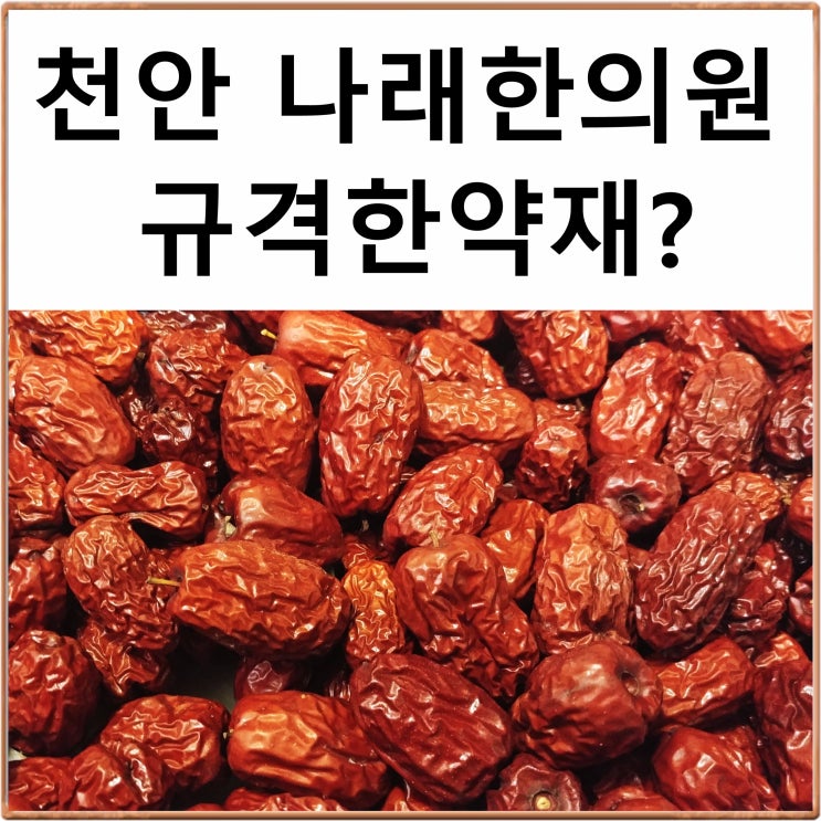  신부동 한약 : 한의원 한약재 이야기 : 천안 나래한의원