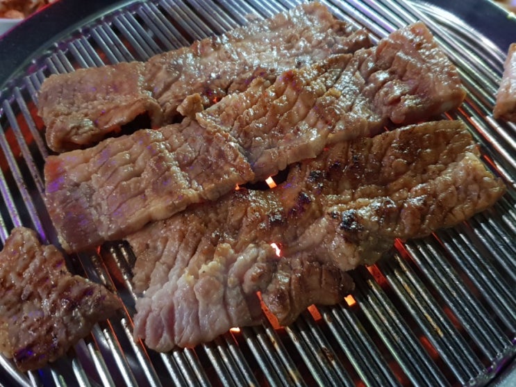  부산/부평동/남포동 돼지갈비 맛집 『 왕대박숯불갈비 』 양념갈비  김치찌개