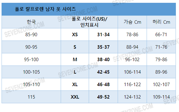 미국 폴로 사이즈표 - 랄프로렌 공홈에서 구입할 때 필요한 셔츠, 자켓, 바지 사이즈 : 네이버 블로그 미국 폴로 사이즈표 - 랄프로렌 공홈에서 구입할 때 필요한 셔츠, 자켓, 바지 사이즈 : 네이버 블로그