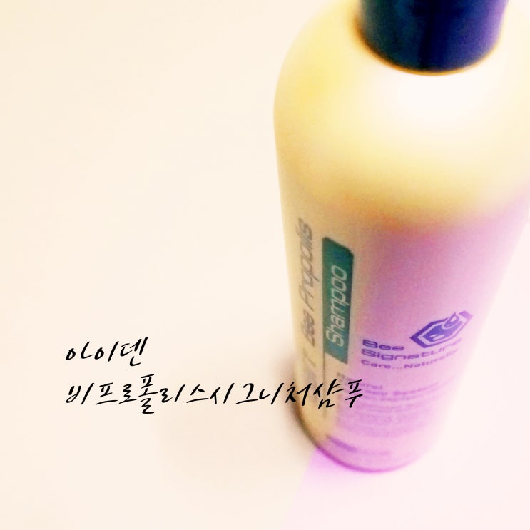 두피샴푸 아이덴비프로폴리스시그니처샴푸 후기