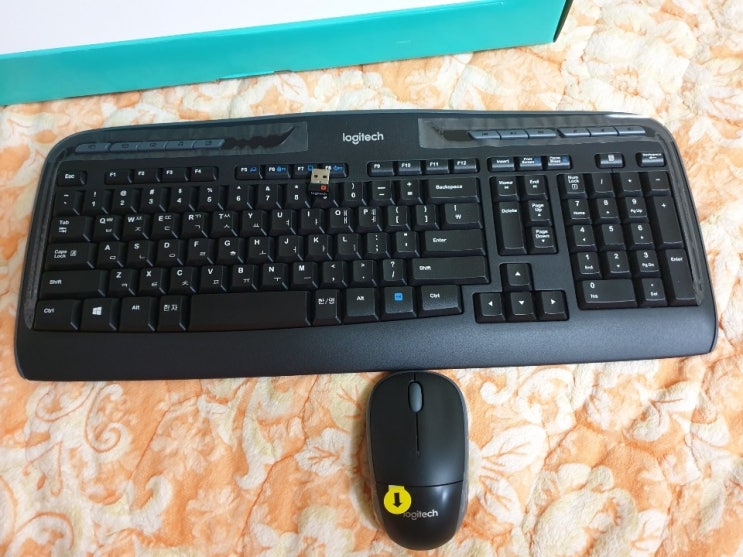 로지텍 무선 키보드 마우스 세트 mk330 좋아용~