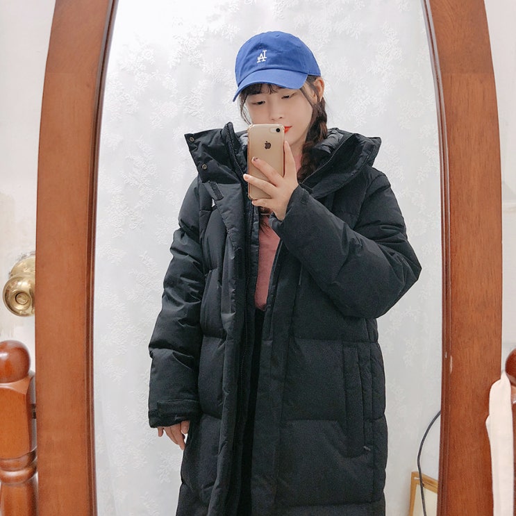  노스페이스 롱패딩 우도환 후회없네요