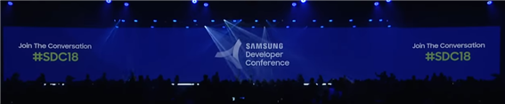  삼성의 첫 번째 폴더블 폰 공개, SDC 2018