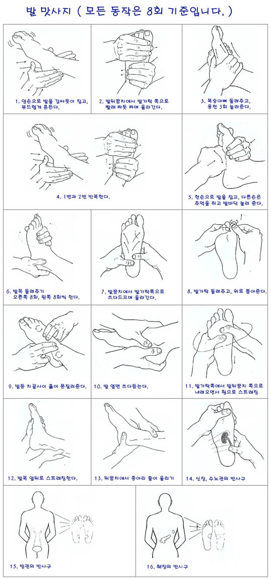 자가 발마사지 비뇨기계 반사구,선릉 아로마 마사지