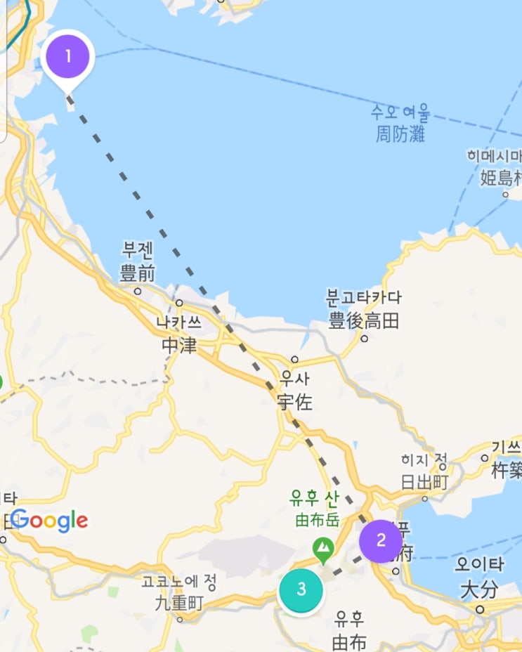  일본-기타규슈 1일차 계획
