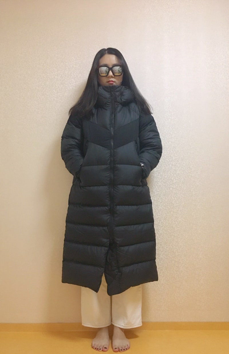나이키롱패딩 신상 직접 후기[나이키 스포츠웨어 다운 필 롱파카]