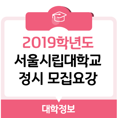 2019학년도 서울시립대 정시등급, 서울시립대학교 정시 모집요강