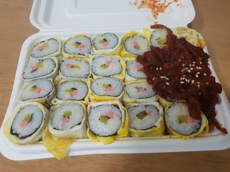 천안 성정동 달인 계란말이김밥 드디어 맛봤습니다!!