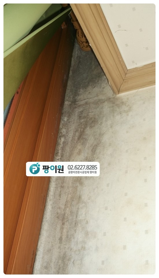  확장방 벽지곰팡이제거 정답은 단열!