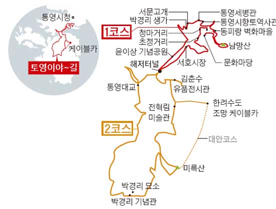  통영 2박3일 여행일정