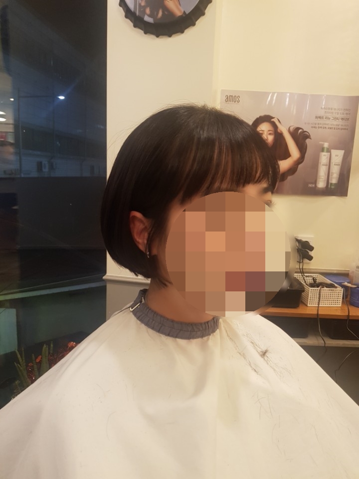  여자숏단발 단발볼륨매직 남규리단발