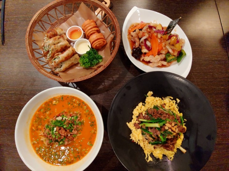  거제 옥포 맛집 중국집 소화가 잘 되는 중국음식 타이웨이 탄탄세트. 거제 송년회장소, 상견례장소로 굿!