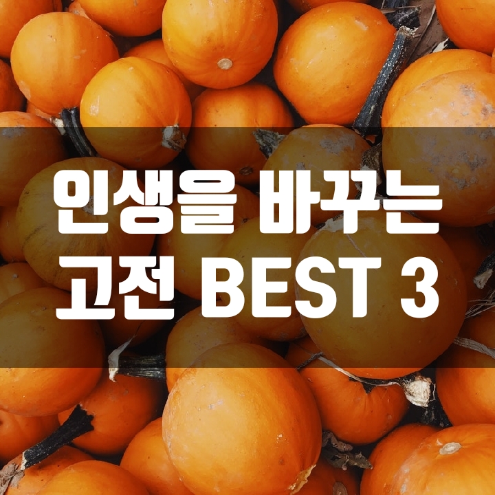 인생을 바꾸는 동양철학(고전) 책(추천) - BEST 3