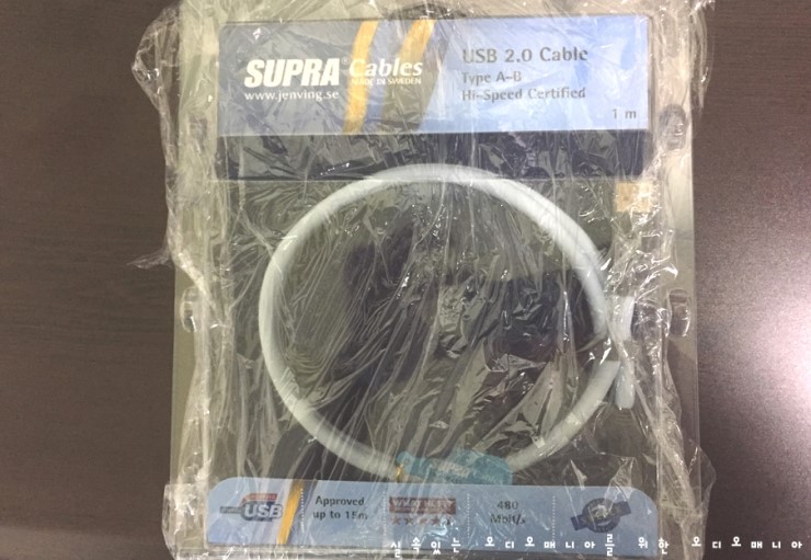 [제품입고안내] SUPRA CABLE | 스프라케이블 | USB 2.0 (A-B 타입) | USB 케이블