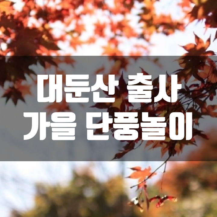 가을단풍 (대둔산) - 힐링