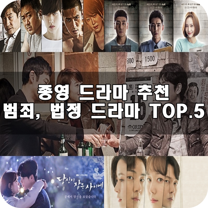  종영드라마 추천 TOP.5 범죄, 법정 장르만 모아봤다!