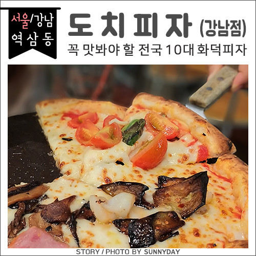 [맛집] 서울/강남. 자꾸 생각나는 쫄깃한 도우의 맛, 도치피자