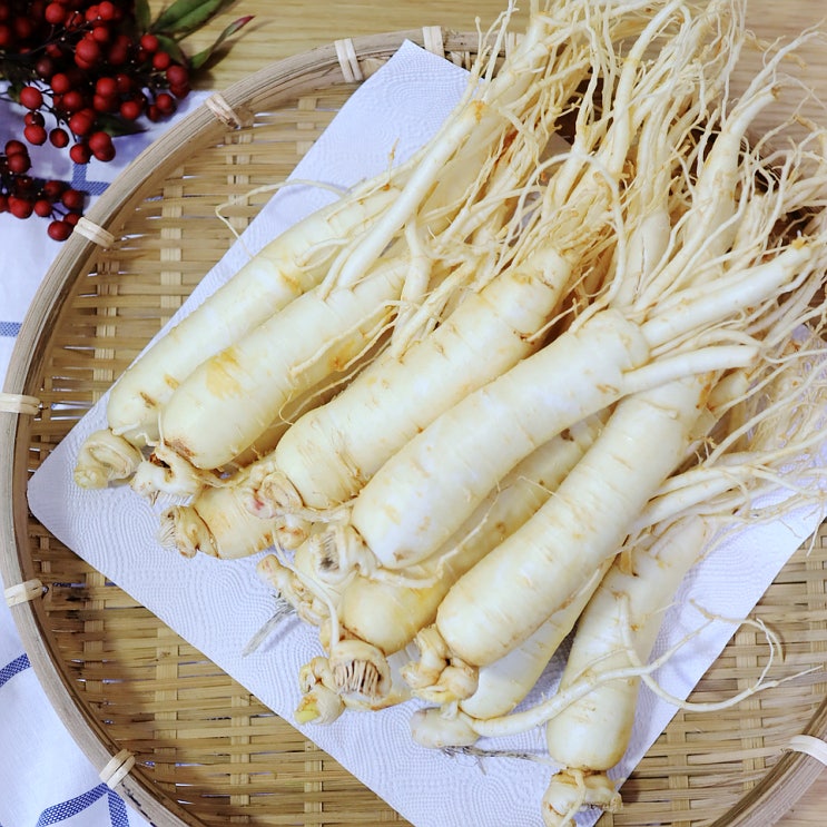  금산인삼도매시장 택배로 받아본 수삼&새싹삼