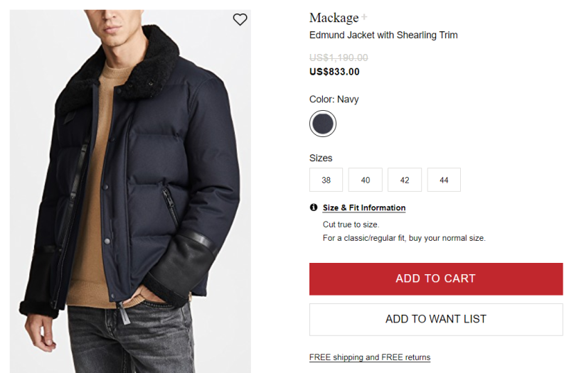 Mackage edmund deals
