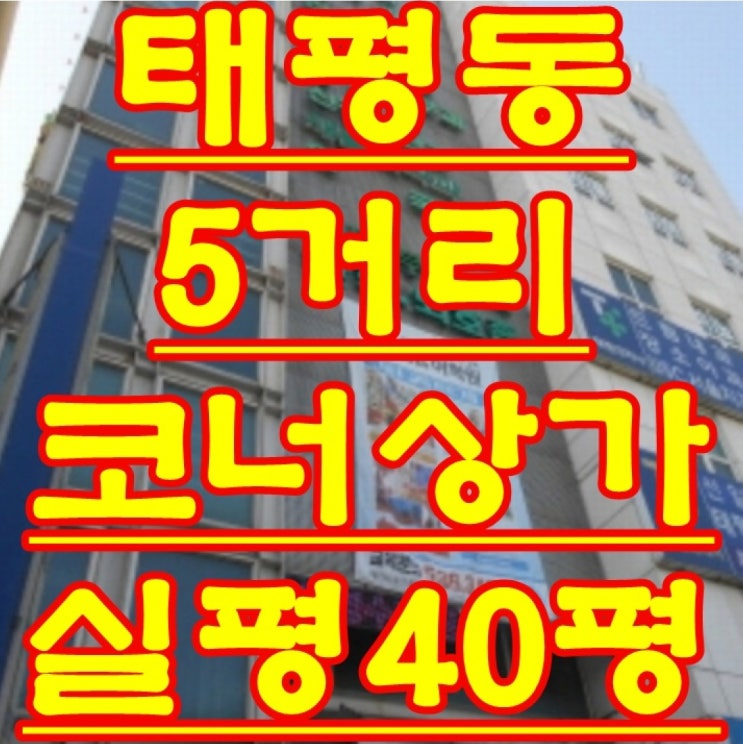  대전 상가 경매 중구 태평동 법원 경매 물건 2018 타경 6921