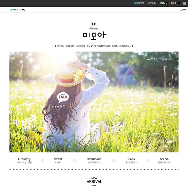  [미모아] 블로그 / 사이트 디자인 작업지원 (이지엠)
