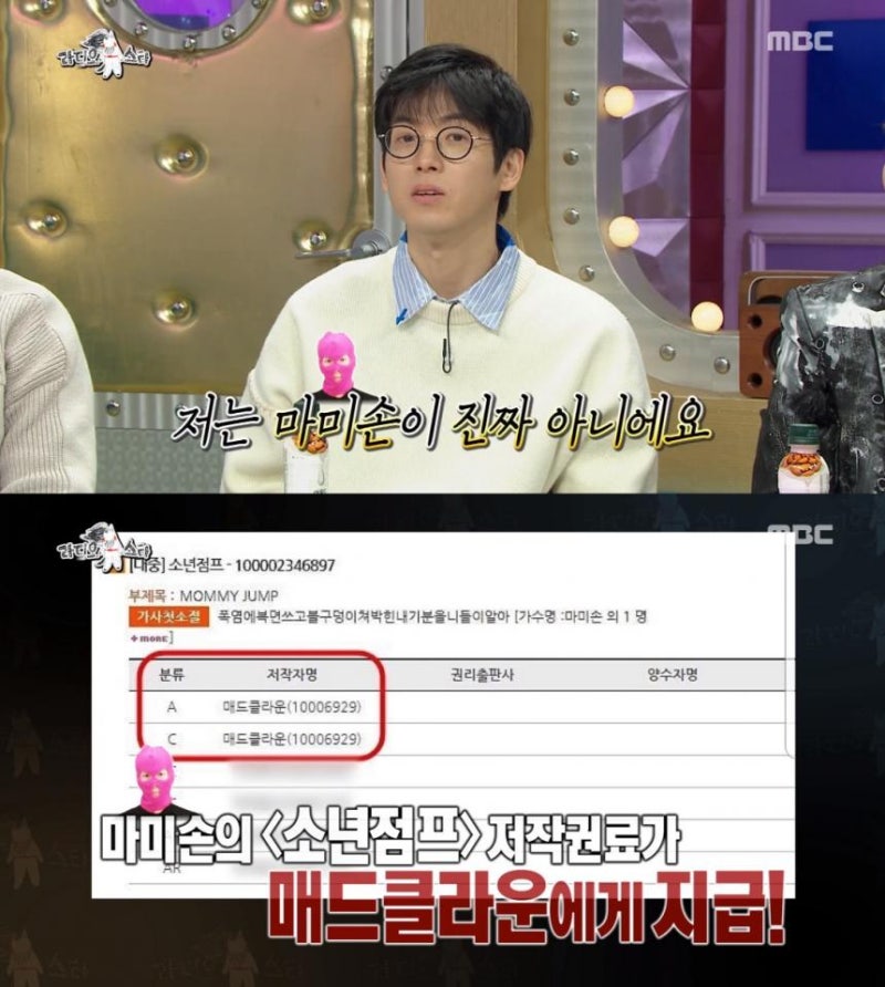 “지독한 콘셉트”…매드클라운, “마미손 정체는 나? 관련 X” 결국 소년점프 음원으로 들....