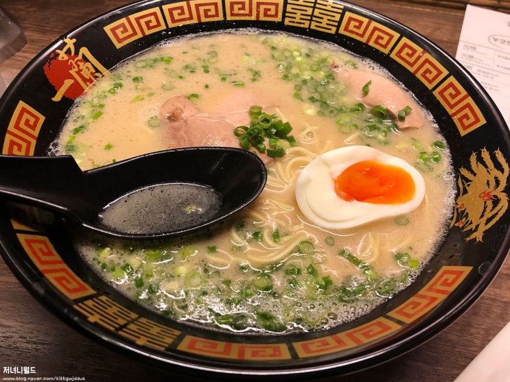 24시 후쿠오카 맛집 이치란라멘 본점, 이치란 라멘 주문 방법/이치란라멘가격