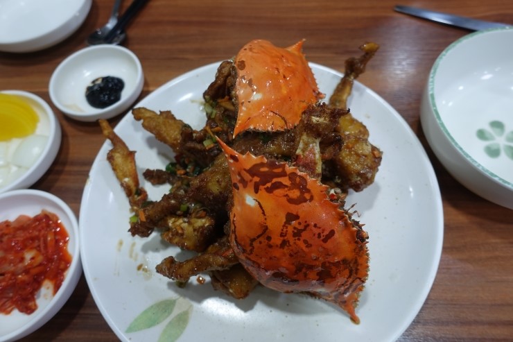  인천 깐풍꽃게 맛집 - 중화방 깐풍꽃게, 물만두튀김, 볶음밥