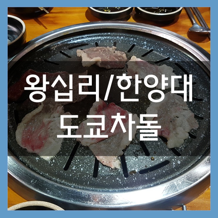 도쿄차돌 왕십리 맛집 초밥 위에 올려 먹는 고기 존맛탱