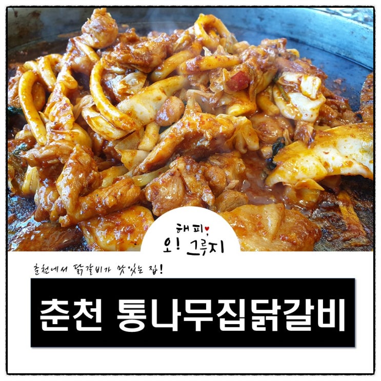  춘천 통나무집닭갈비 후기