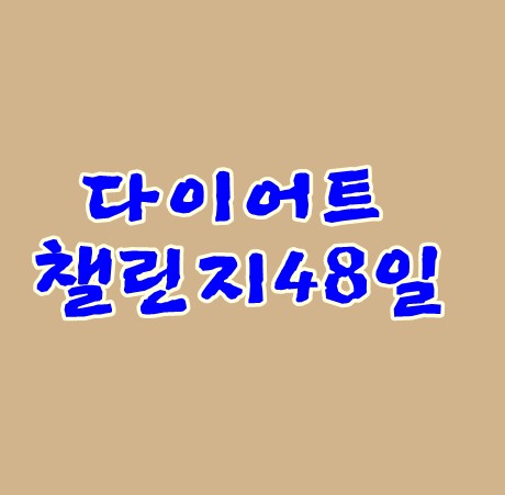 다이어트챌린지 48일 런지시작