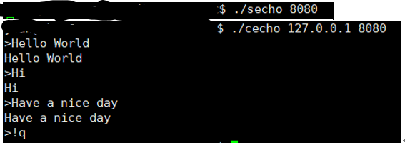 ECHO Server & Client : 네이버 블로그
