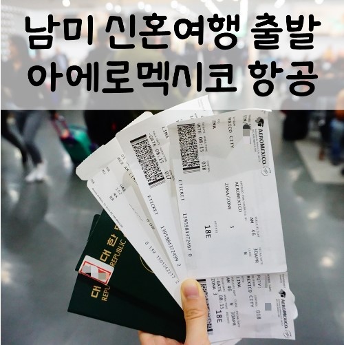 남미 자유여행 아에로멕시코 항공 이용기 (한국-멕시코-페루)
