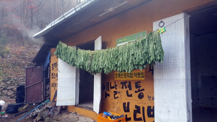  조개산 보리밥 아랫집 츠암.. 특이한곳