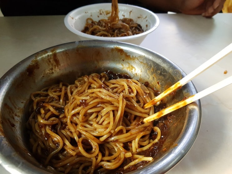 짜장면 곱배기 짜장면 곱배기