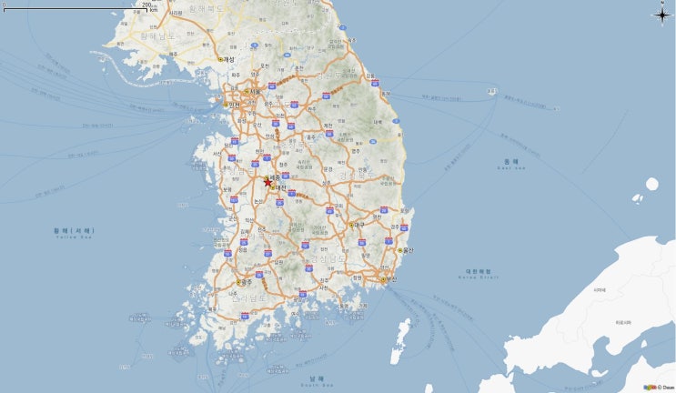 대전지진 발생!