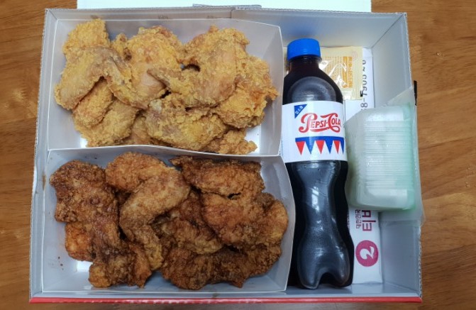  배달음식추천 티바두마리치킨 가격착해!!