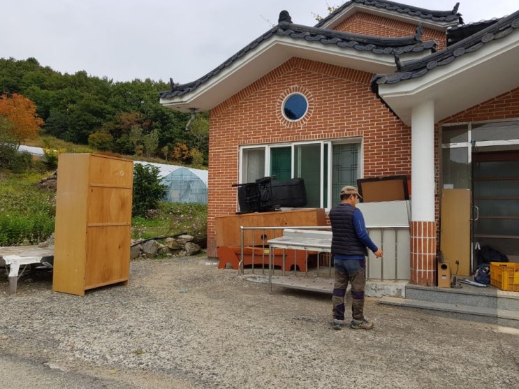  히노끼루바,3연동,6연동도어,고무나무집성목등으로 새단장한 경남 합천군 가야면 치안2구경로당 좋아요~~
