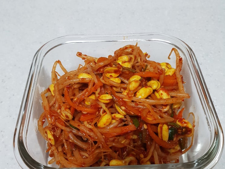  콩나물볶음 만들기